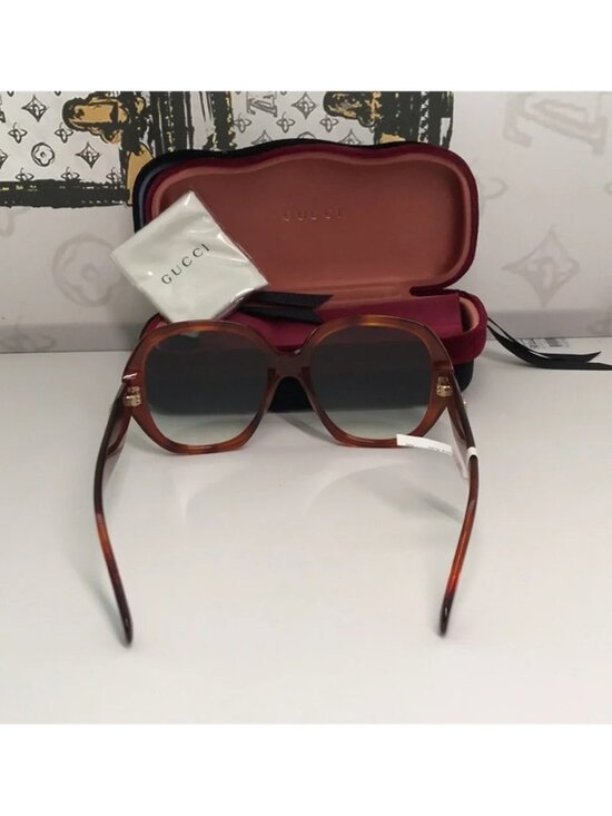 New Authentic Gucci Brown Sunglasses GG0796s 003 main image 6